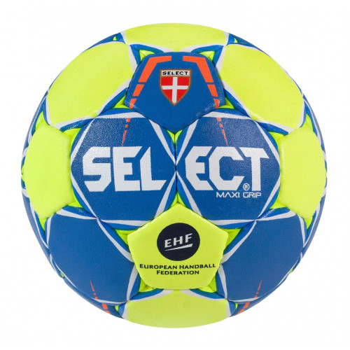Select Hádzanárska lopta HB Maxi Grip modro žltá - 3