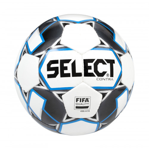 Select Futbalová lopta FB Contra FIFA bielo modrá - 5